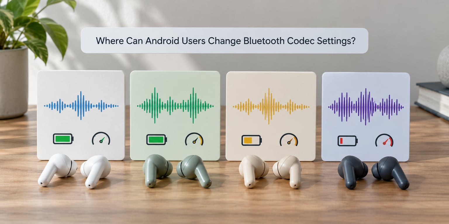 Where Can Android Users Change Bluetooth Codec Settings?