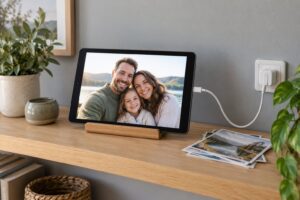 how to use an old tablet as a digital photo frame