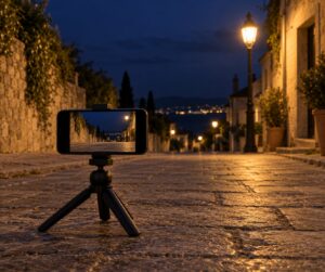 how to use night mode on a phone camera
