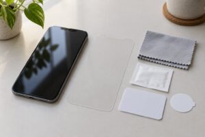 how to apply a screen protector without bubbles