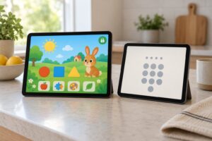 how to lock a single app on a tablet for kids