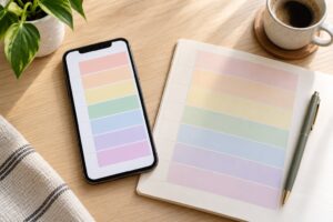 how to use a phone calendar to plan your week