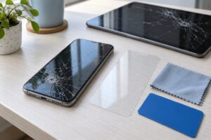 how to fix a cracked screen temporarily