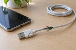 why does my charging cable keep breaking