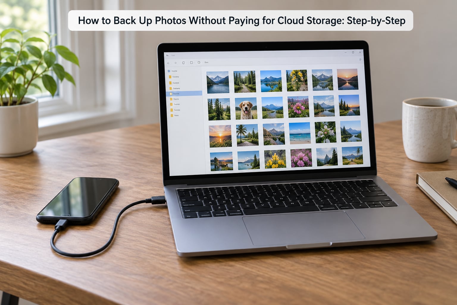 How to Back Up Photos Without Paying for Cloud Storage: Step-by-Step