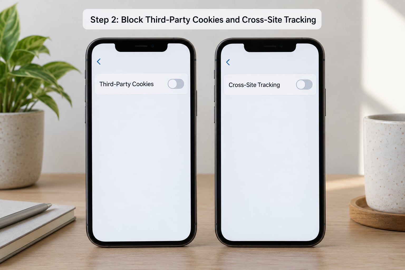 Step 2: Block Third-Party Cookies and Cross-Site Tracking
