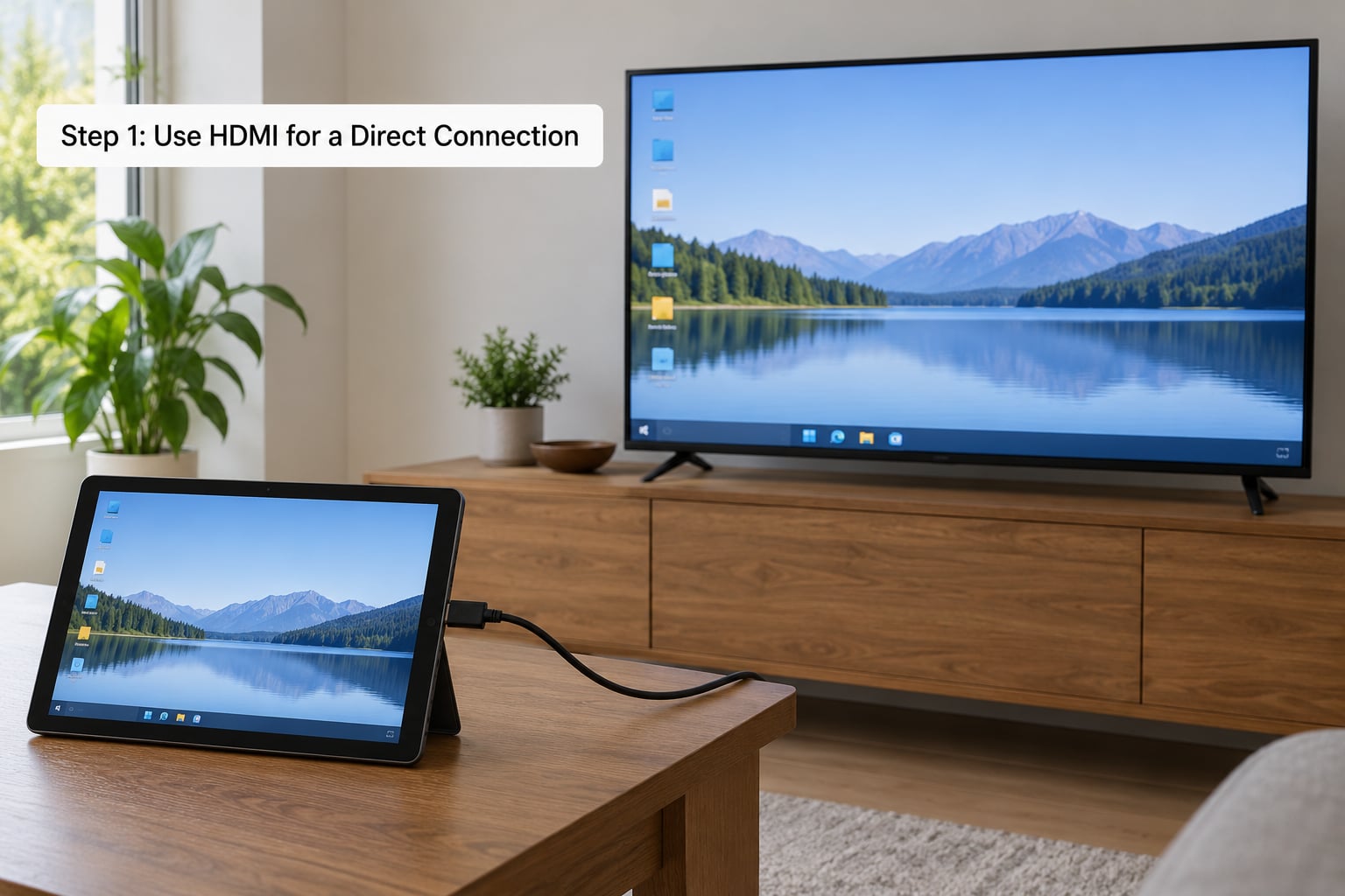 Step 1: Use HDMI for a Direct Connection