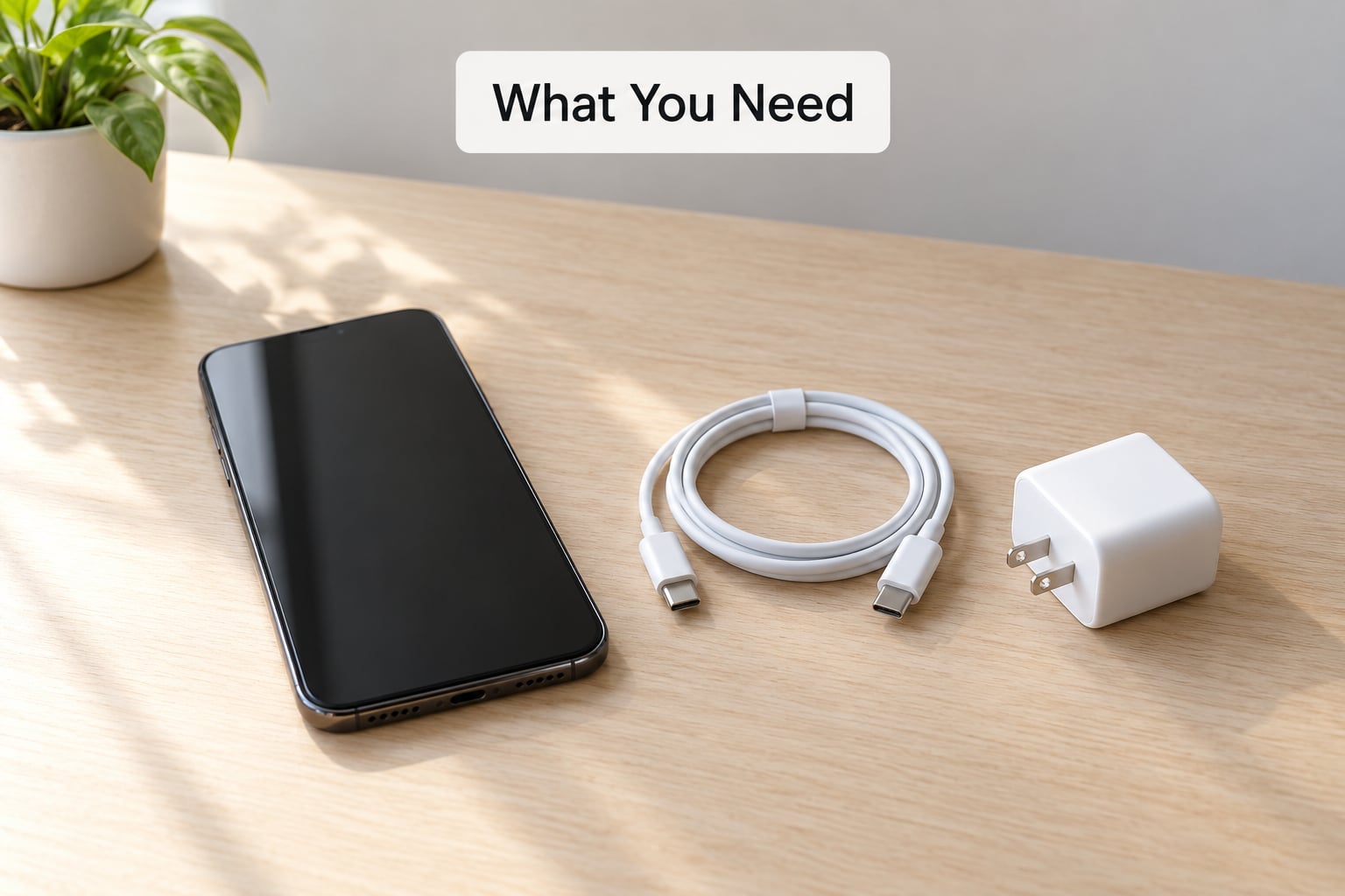 What You Need