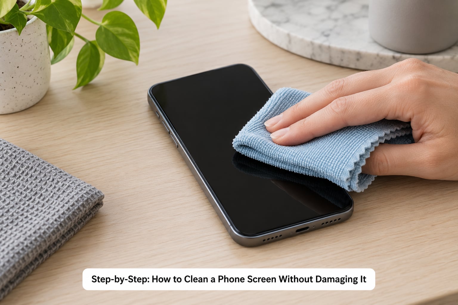 Step-by-Step: How to Clean a Phone Screen Without Damaging It