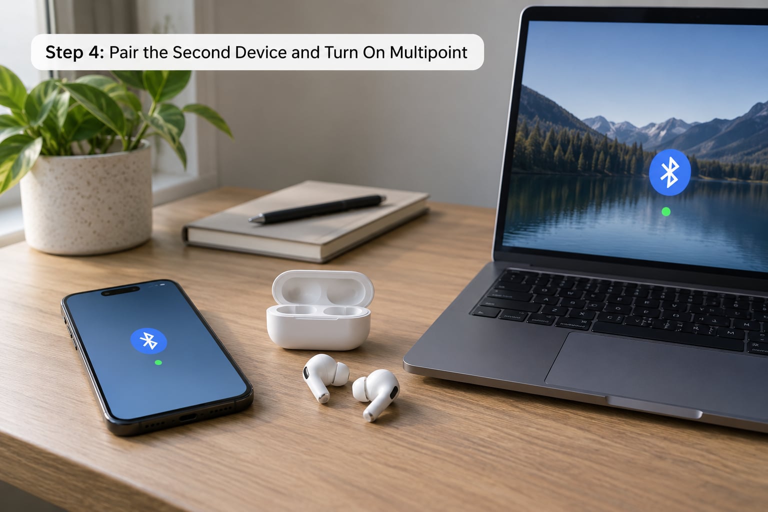 Step 4: Pair the Second Device and Turn On Multipoint