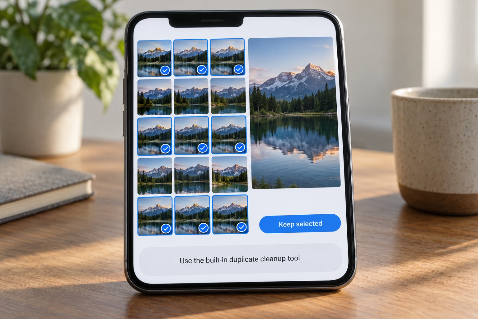 Use the built-in duplicate cleanup tool