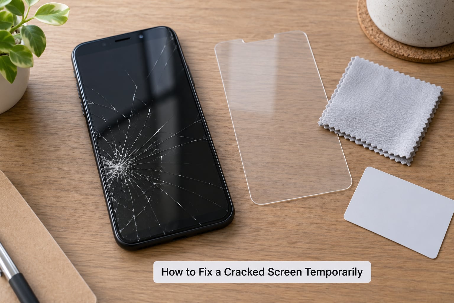 How to Fix a Cracked Screen Temporarily