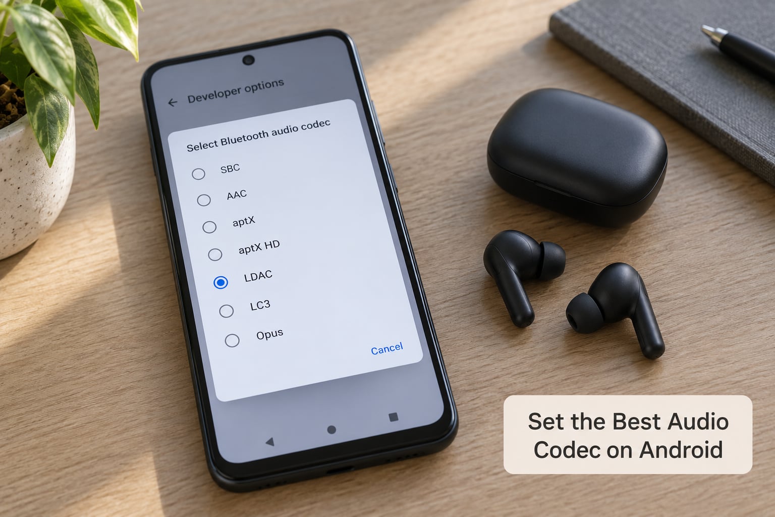 Set the Best Audio Codec on Android
