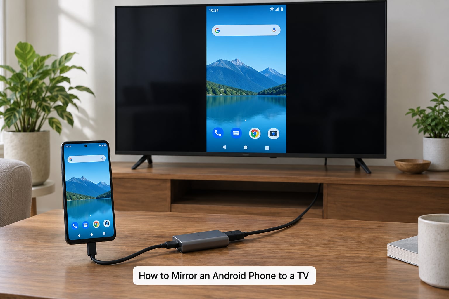 How to Mirror an Android Phone to a TV