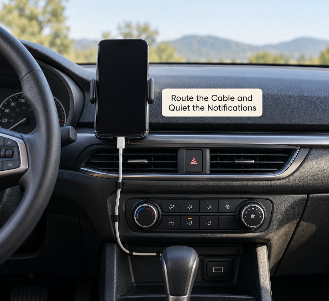 Route the Cable and Quiet the Notifications