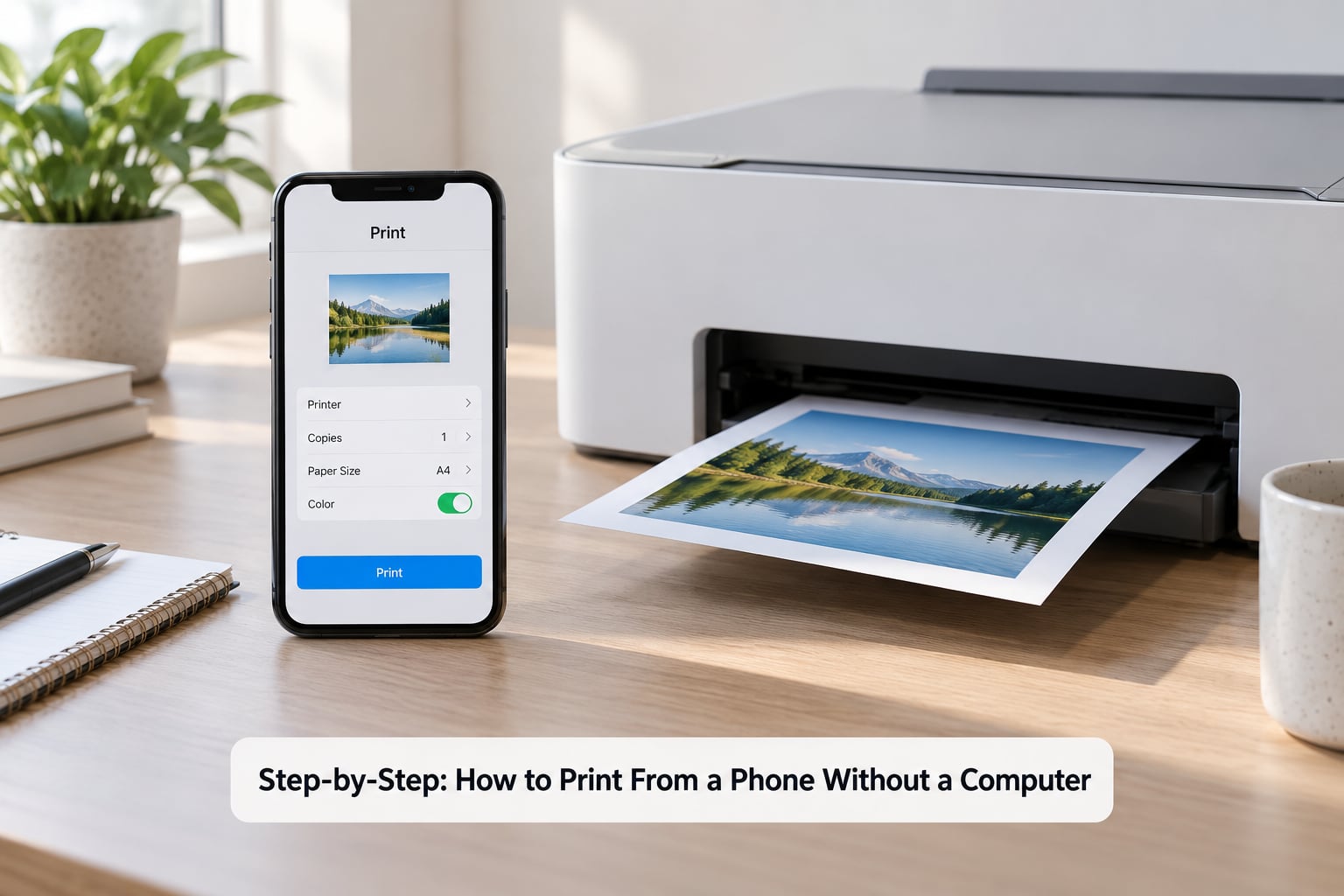 Step-by-Step: How to Print From a Phone Without a Computer