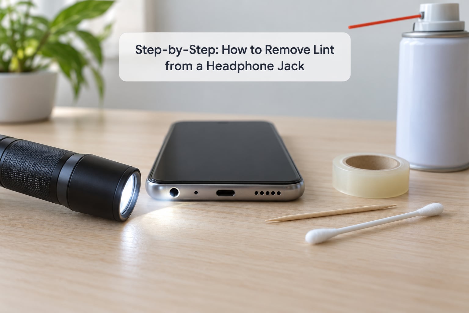 Step-by-Step: How to Remove Lint from a Headphone Jack