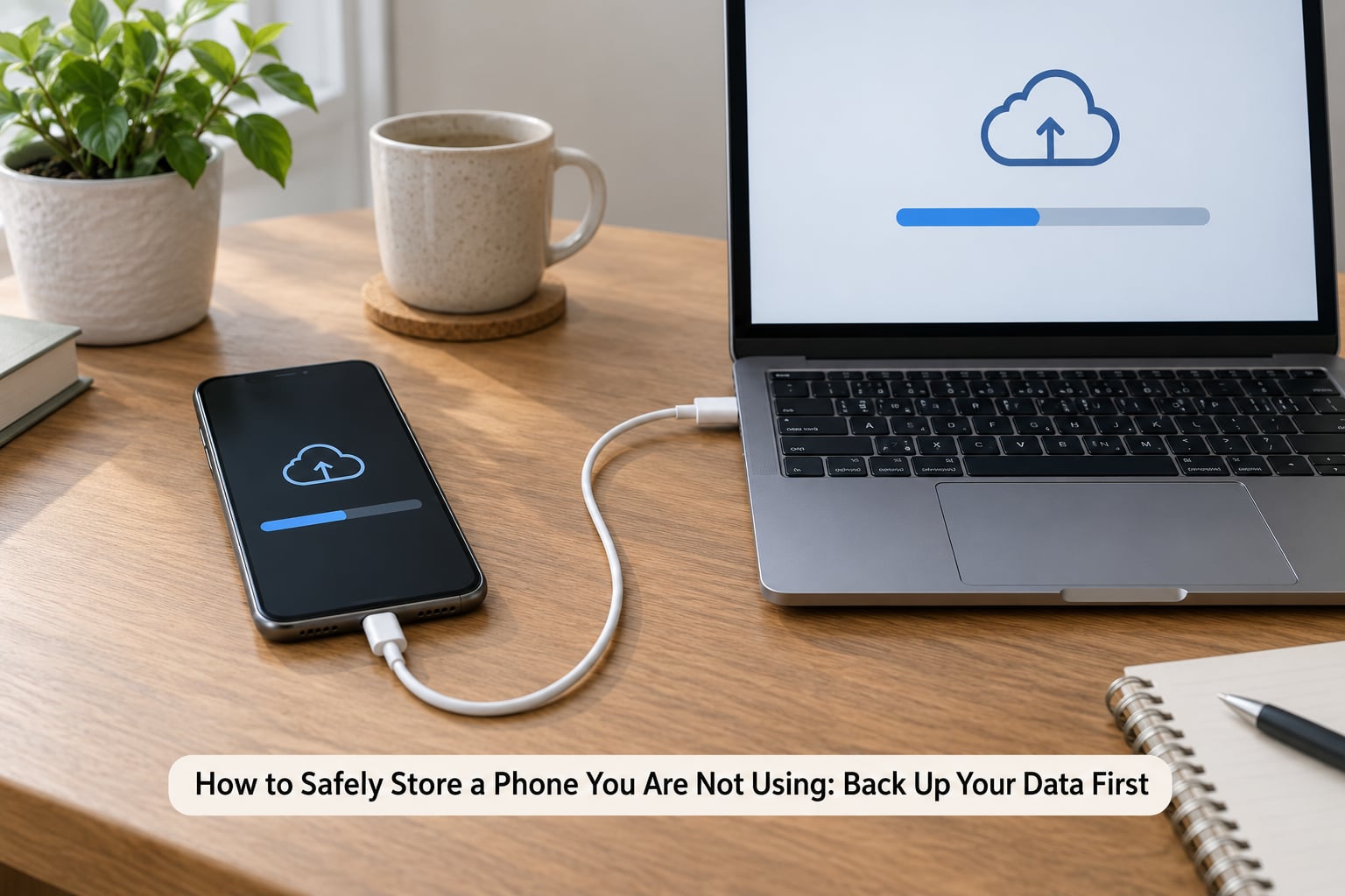 How to Safely Store a Phone You Are Not Using: Back Up Your Data First