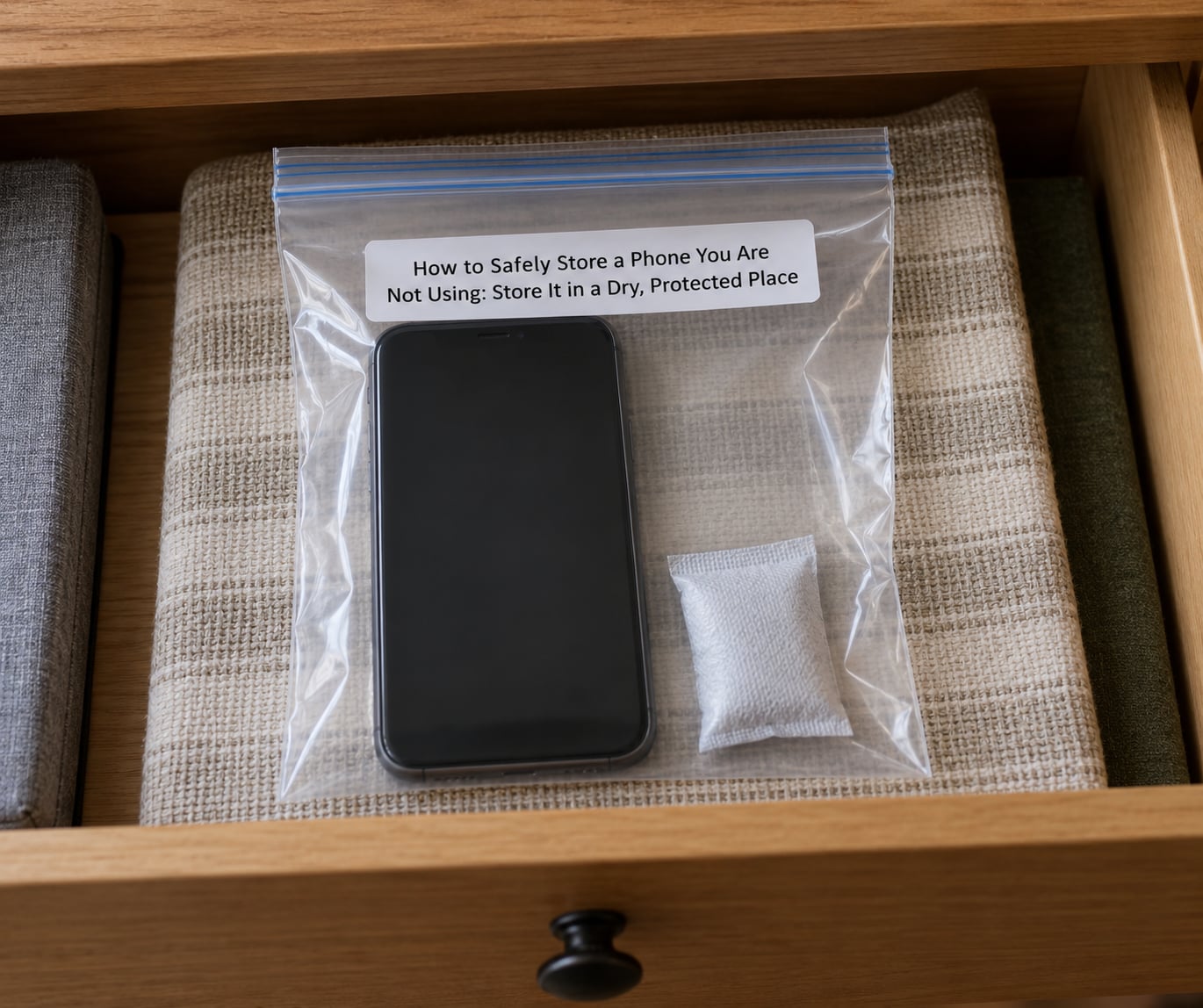 How to Safely Store a Phone You Are Not Using: Store It in a Dry, Protected Place