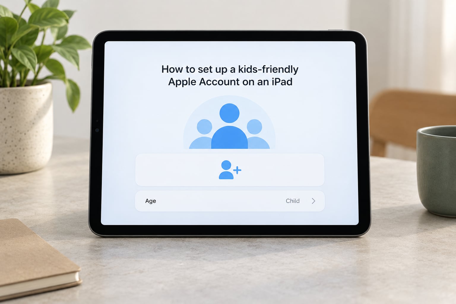 How to set up a kids-friendly Apple Account on an iPad