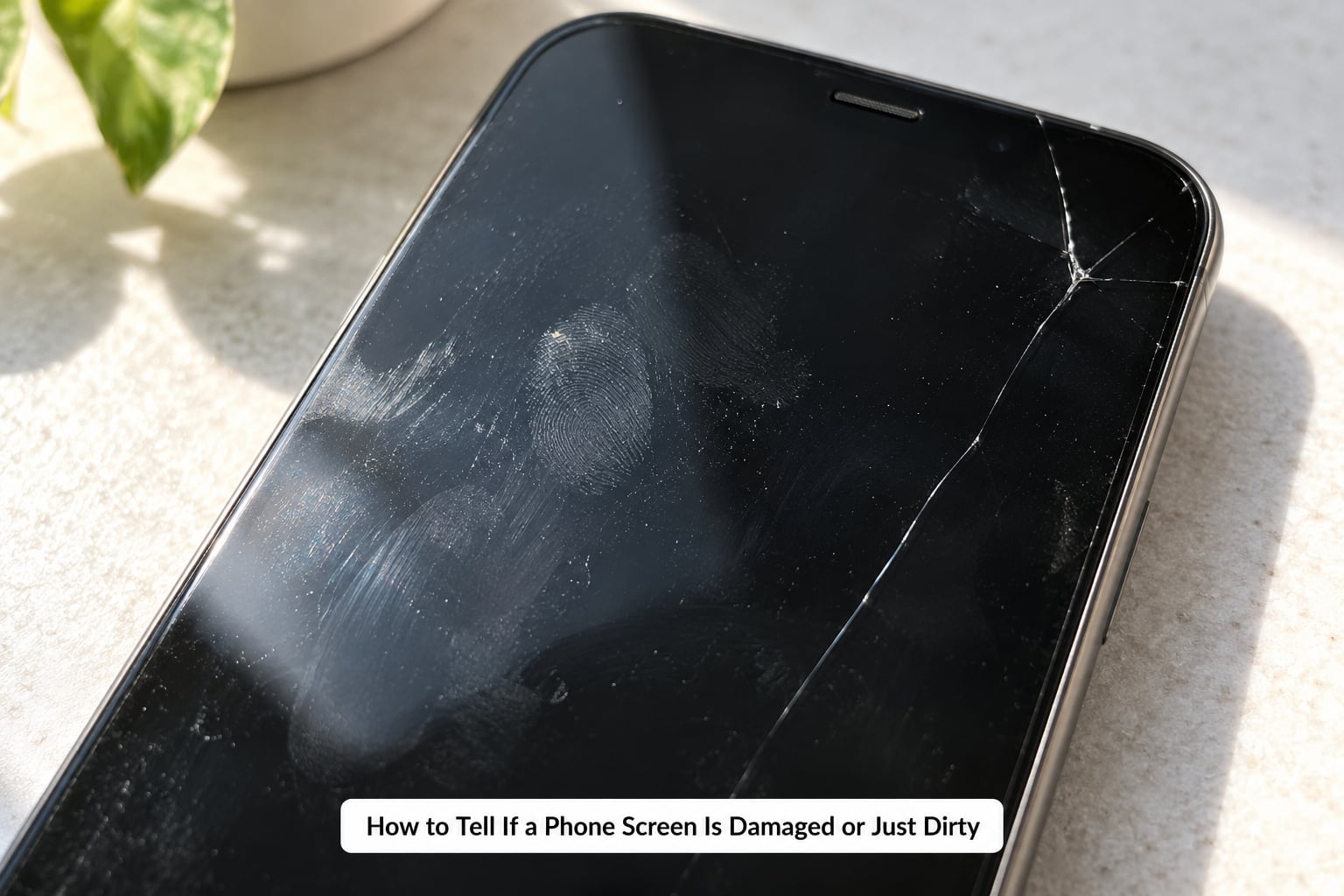 How to Tell If a Phone Screen Is Damaged or Just Dirty
