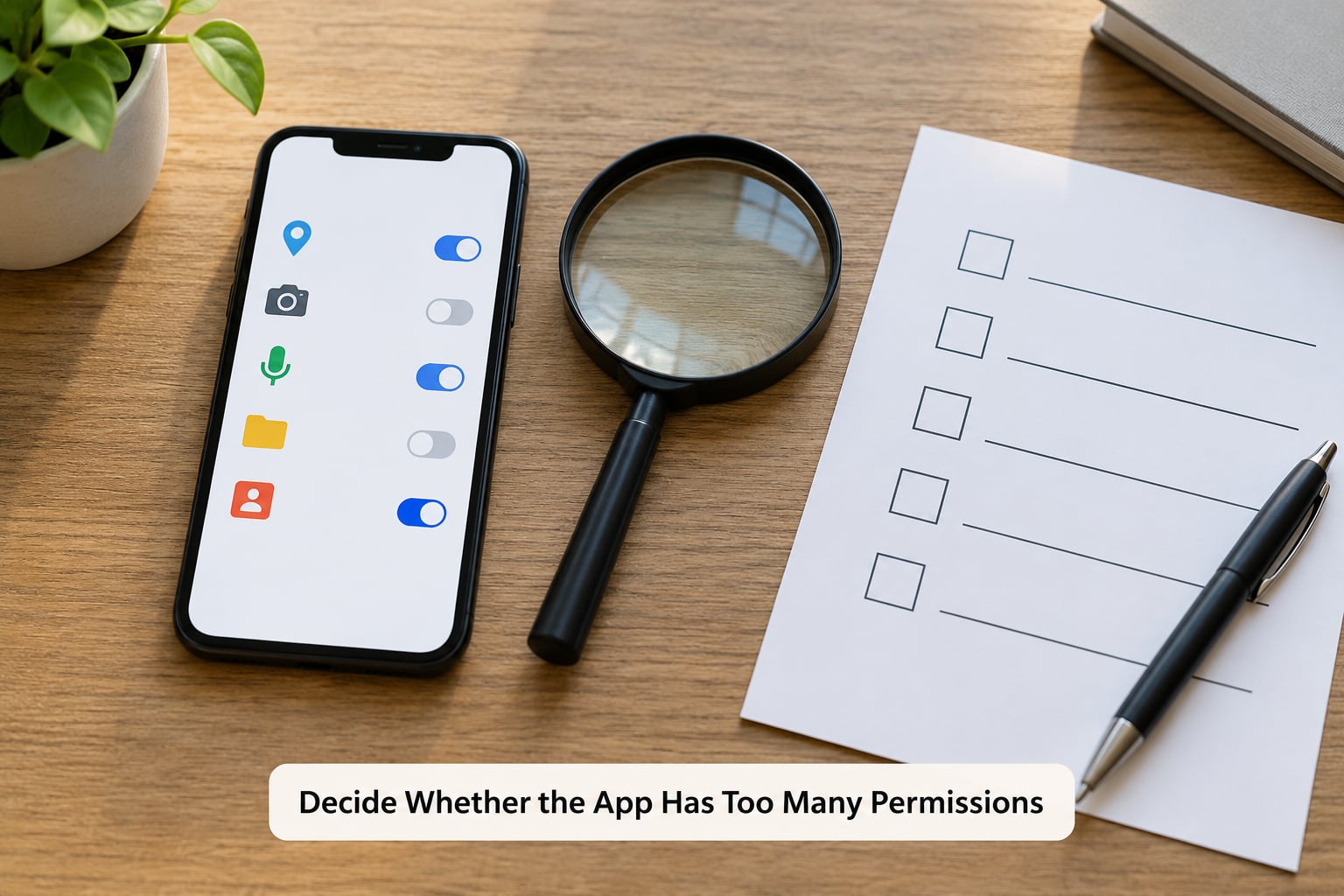 Decide Whether the App Has Too Many Permissions