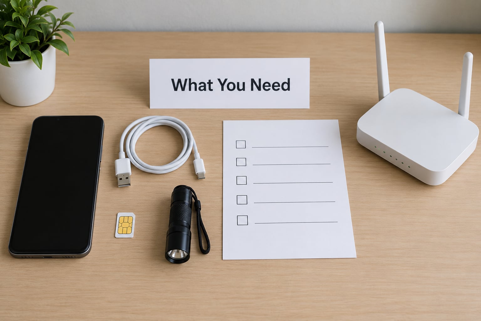 What You Need