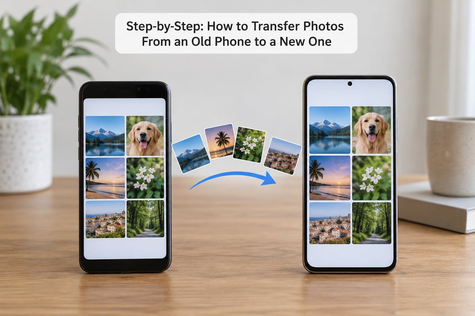 Step-by-Step: How to Transfer Photos From an Old Phone to a New One