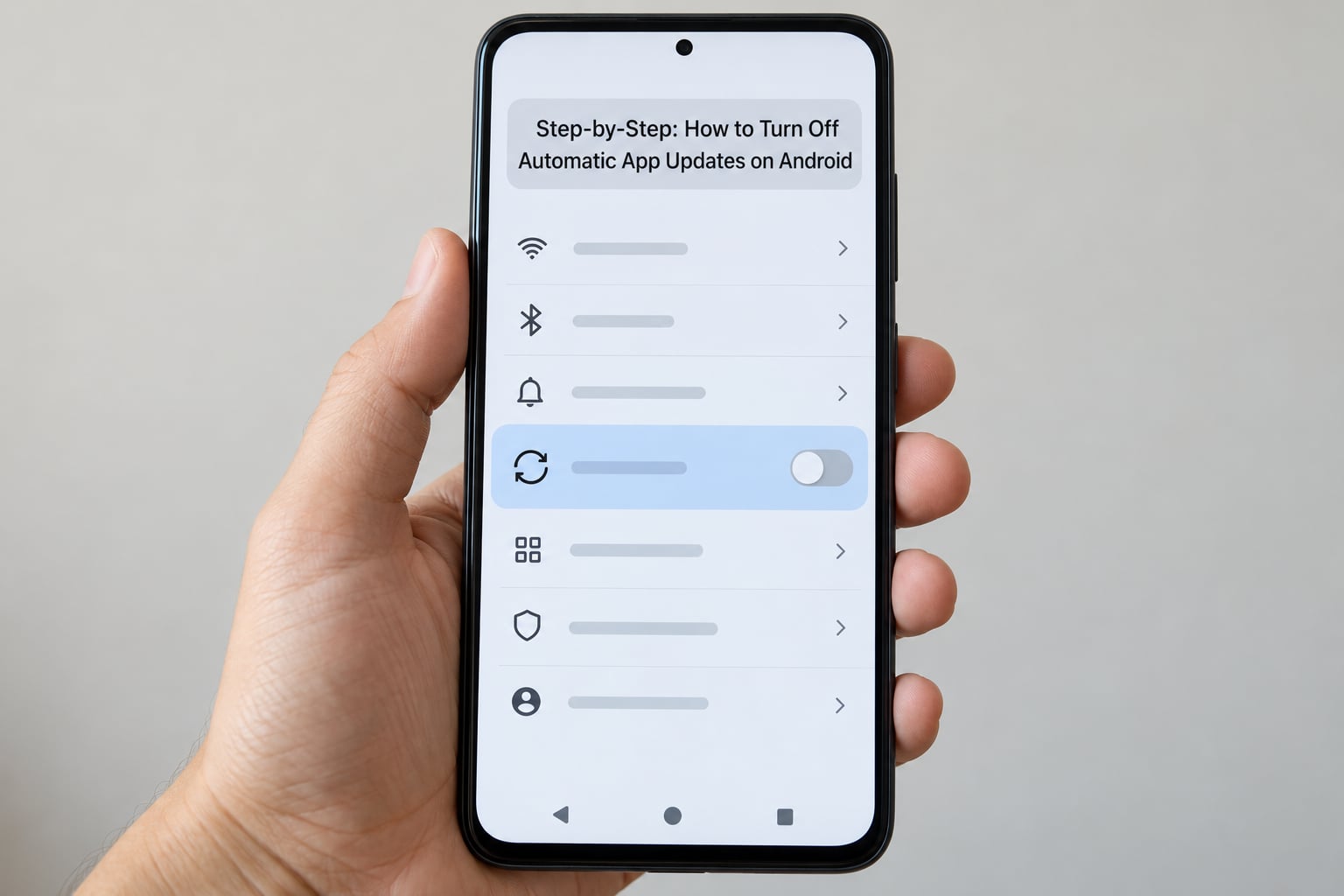 Step-by-Step: How to Turn Off Automatic App Updates on Android
