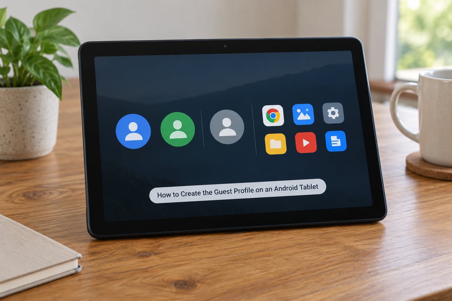 How to Create the Guest Profile on an Android Tablet