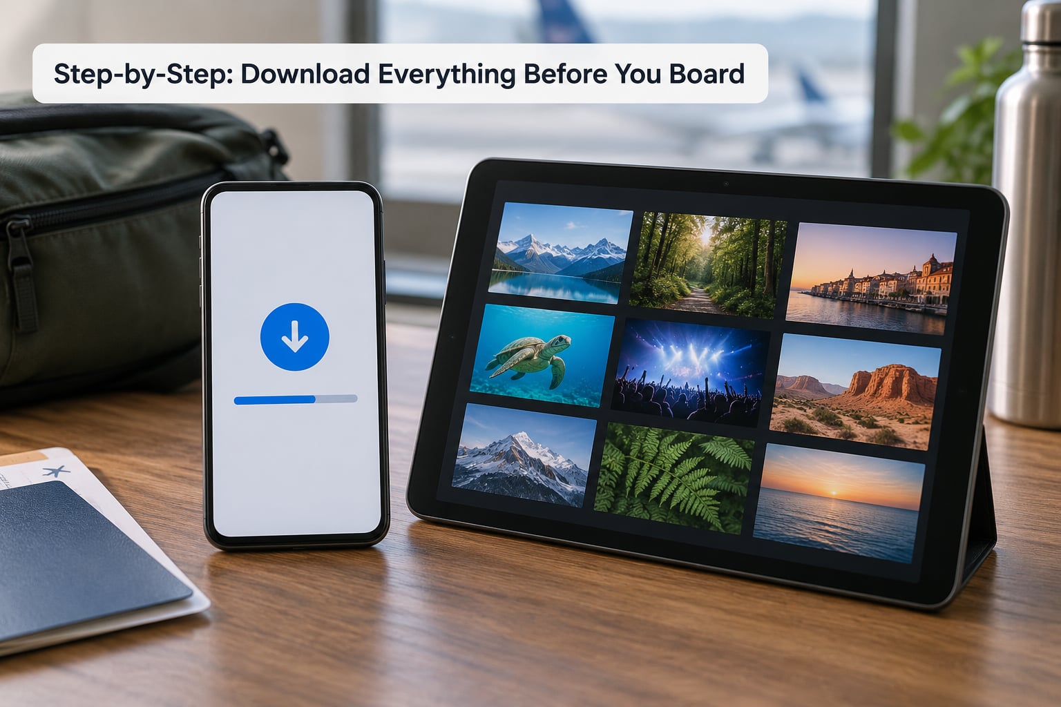 Step-by-Step: Download Everything Before You Board