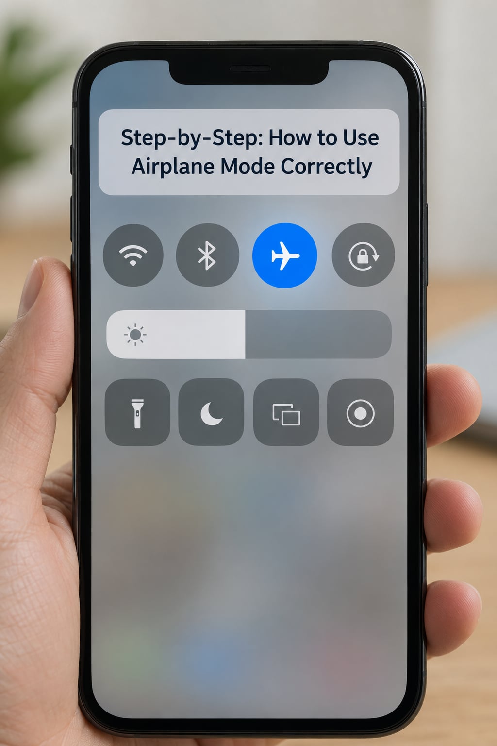 Step-by-Step: How to Use Airplane Mode Correctly