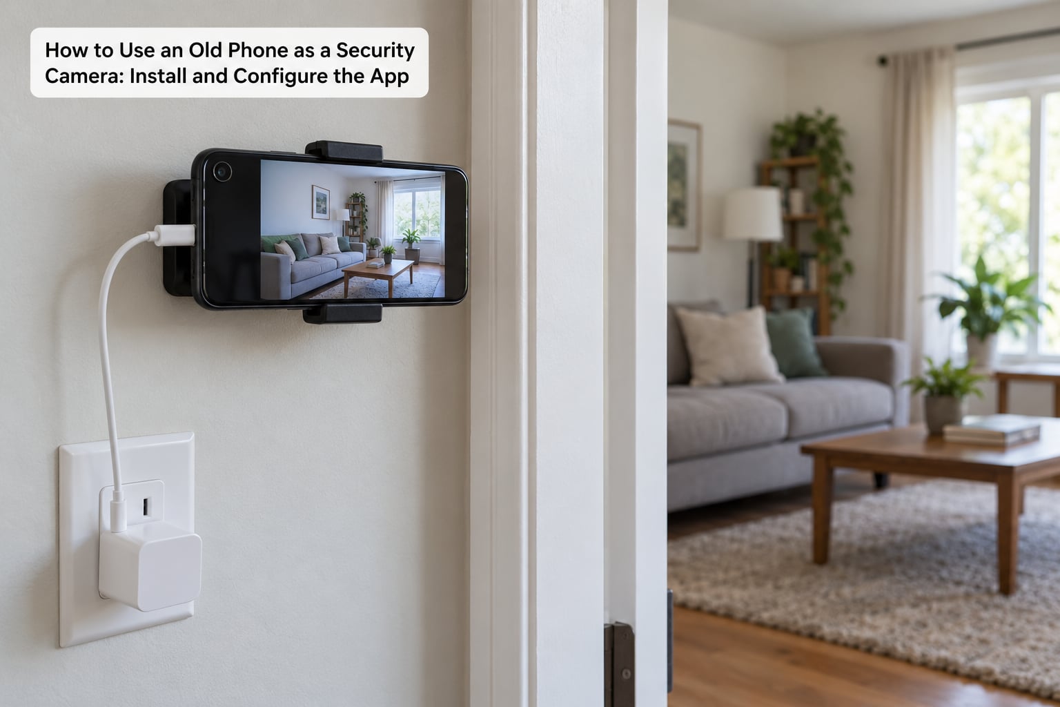 How to Use an Old Phone as a Security Camera: Install and Configure the App