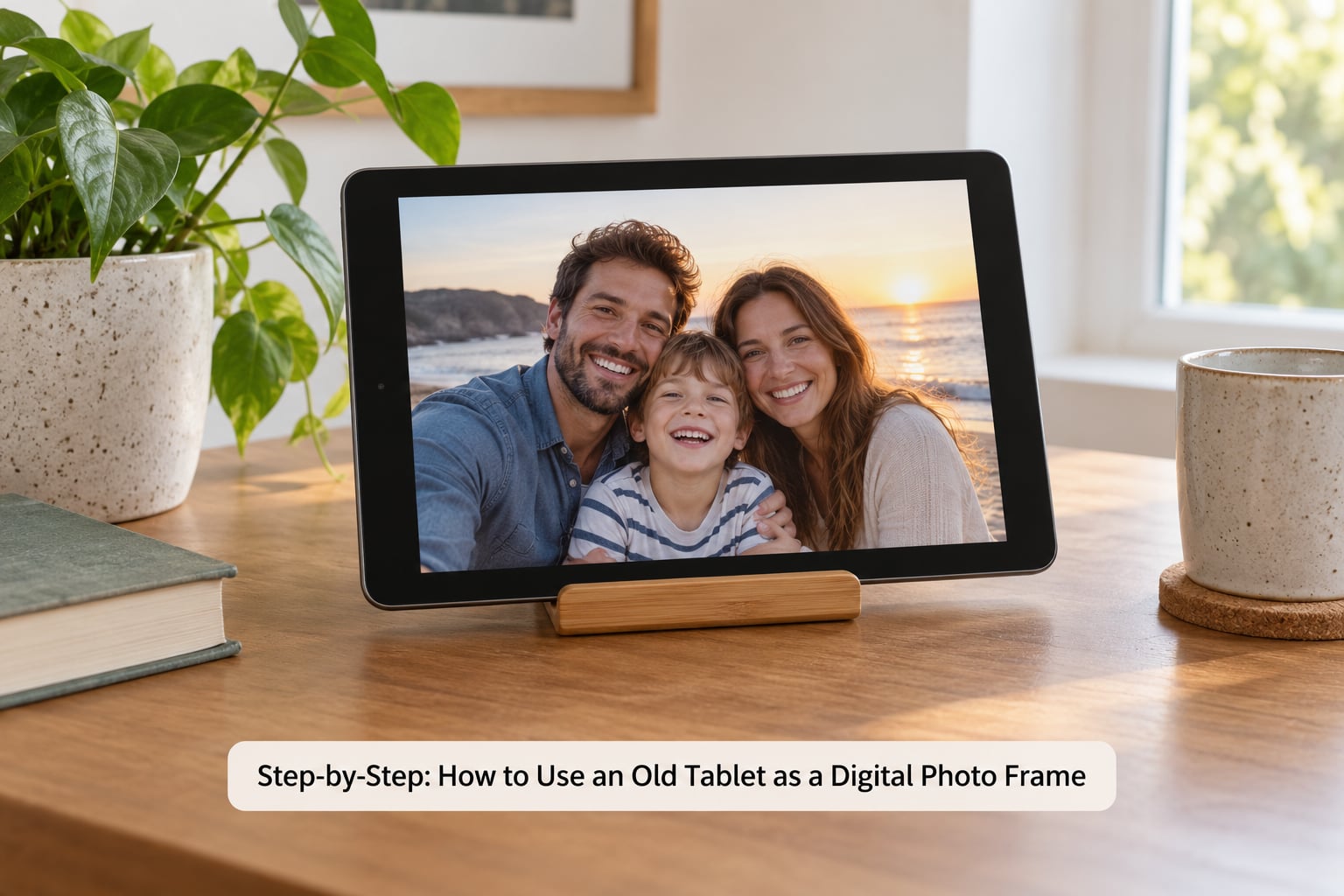 Step-by-Step: How to Use an Old Tablet as a Digital Photo Frame