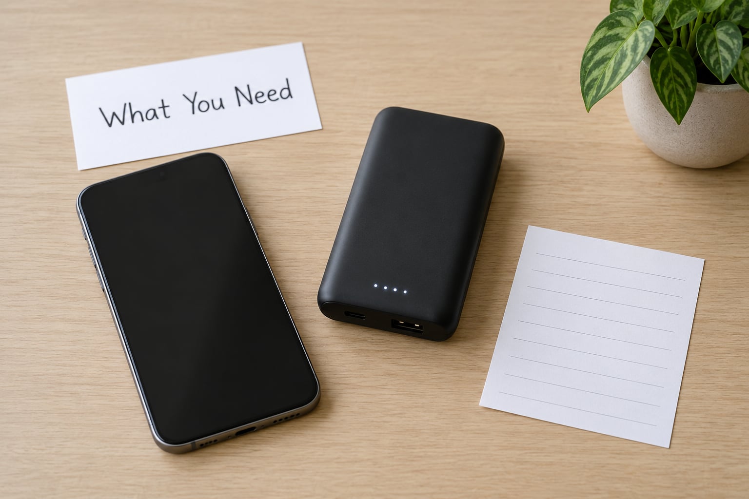What You Need