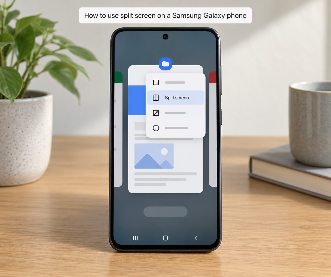 How to use split screen on a Samsung Galaxy phone