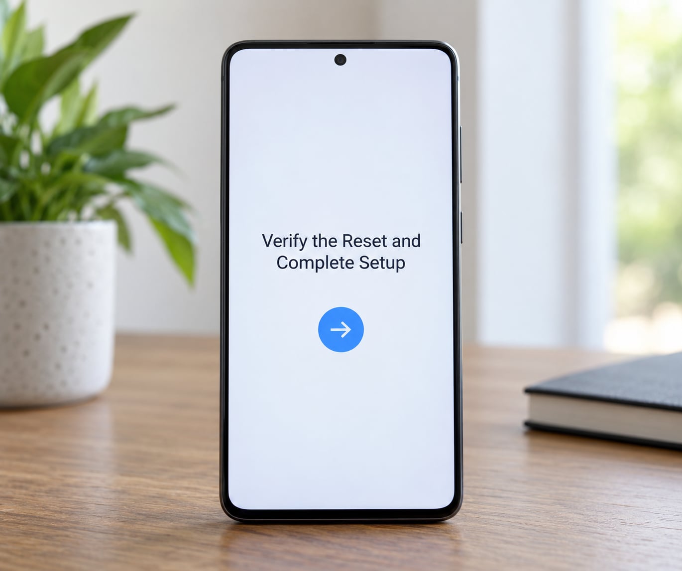 Verify the Reset and Complete Setup