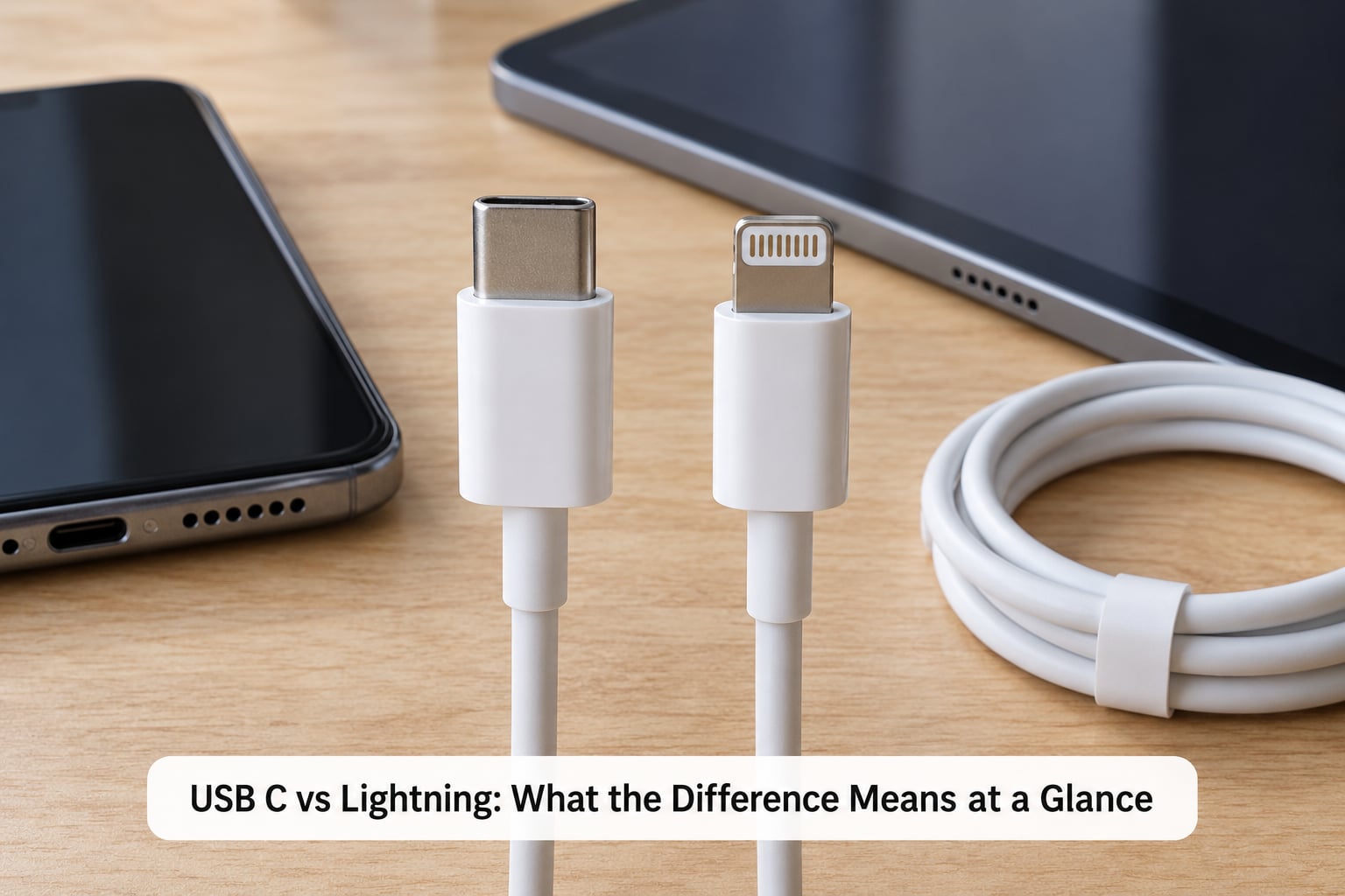 USB C vs Lightning: What the Difference Means at a Glance