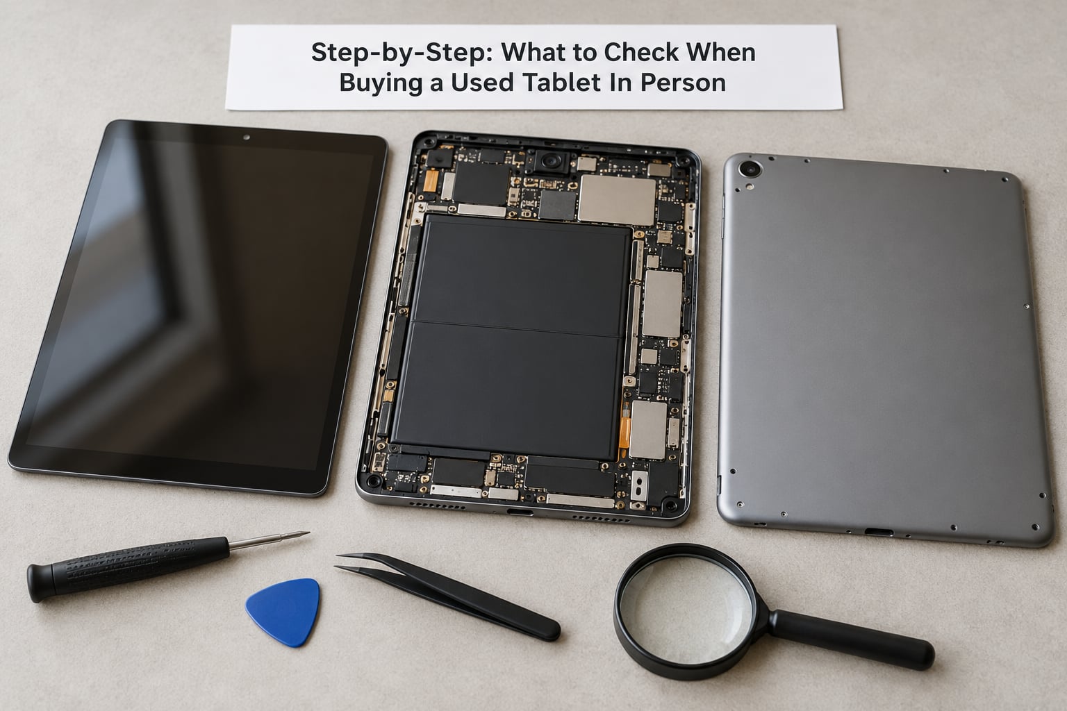Step-by-Step: What to Check When Buying a Used Tablet In Person