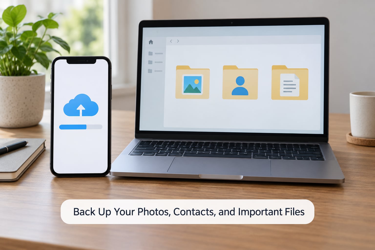 Back Up Your Photos, Contacts, and Important Files