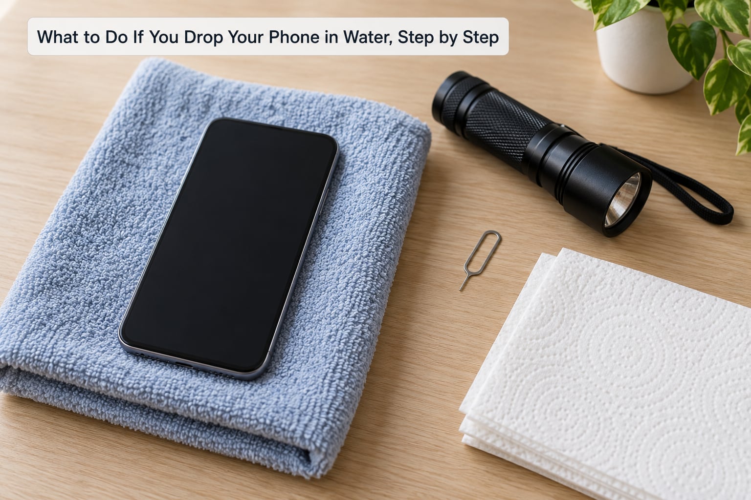 What to Do If You Drop Your Phone in Water, Step by Step