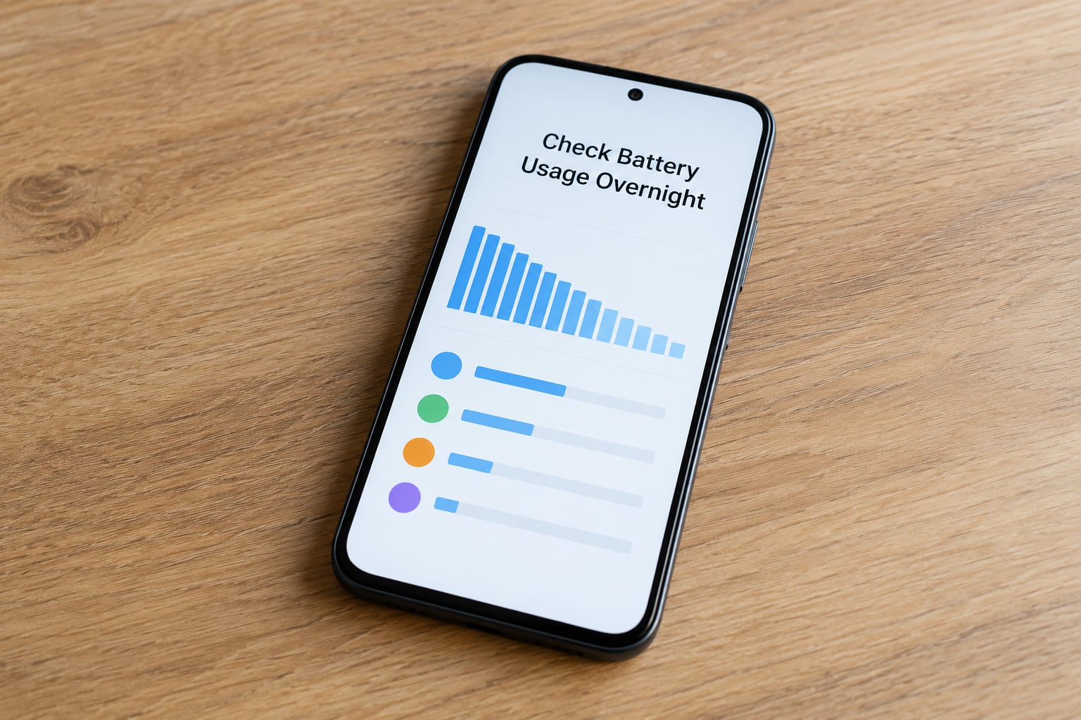 Check Battery Usage Overnight