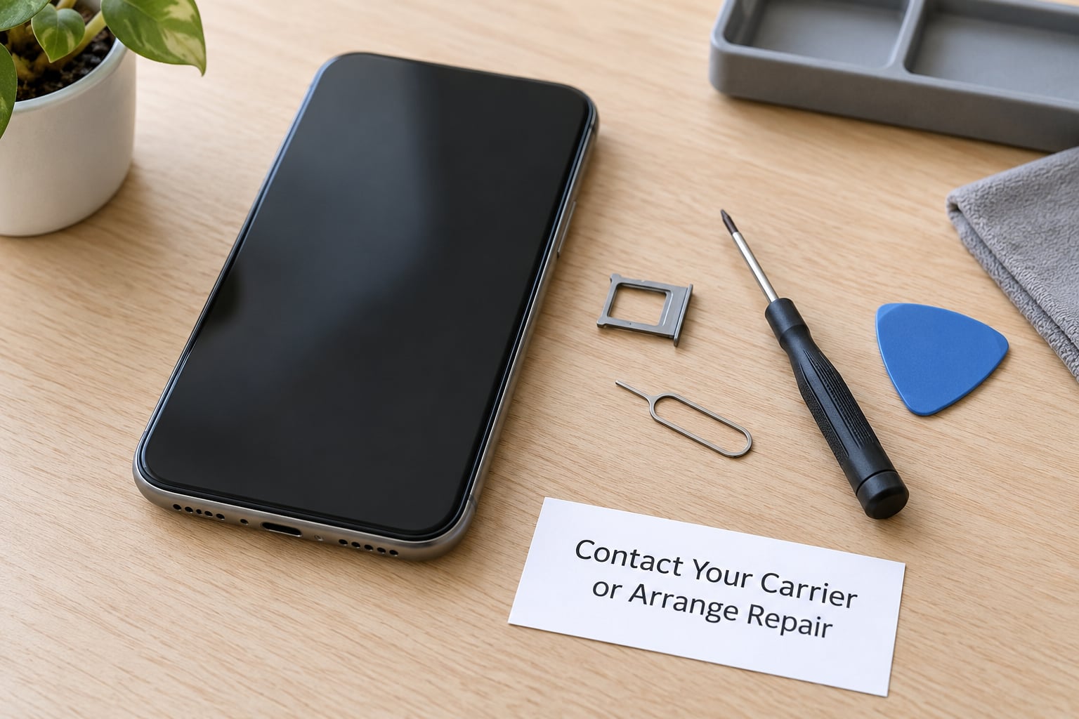 Contact Your Carrier or Arrange Repair