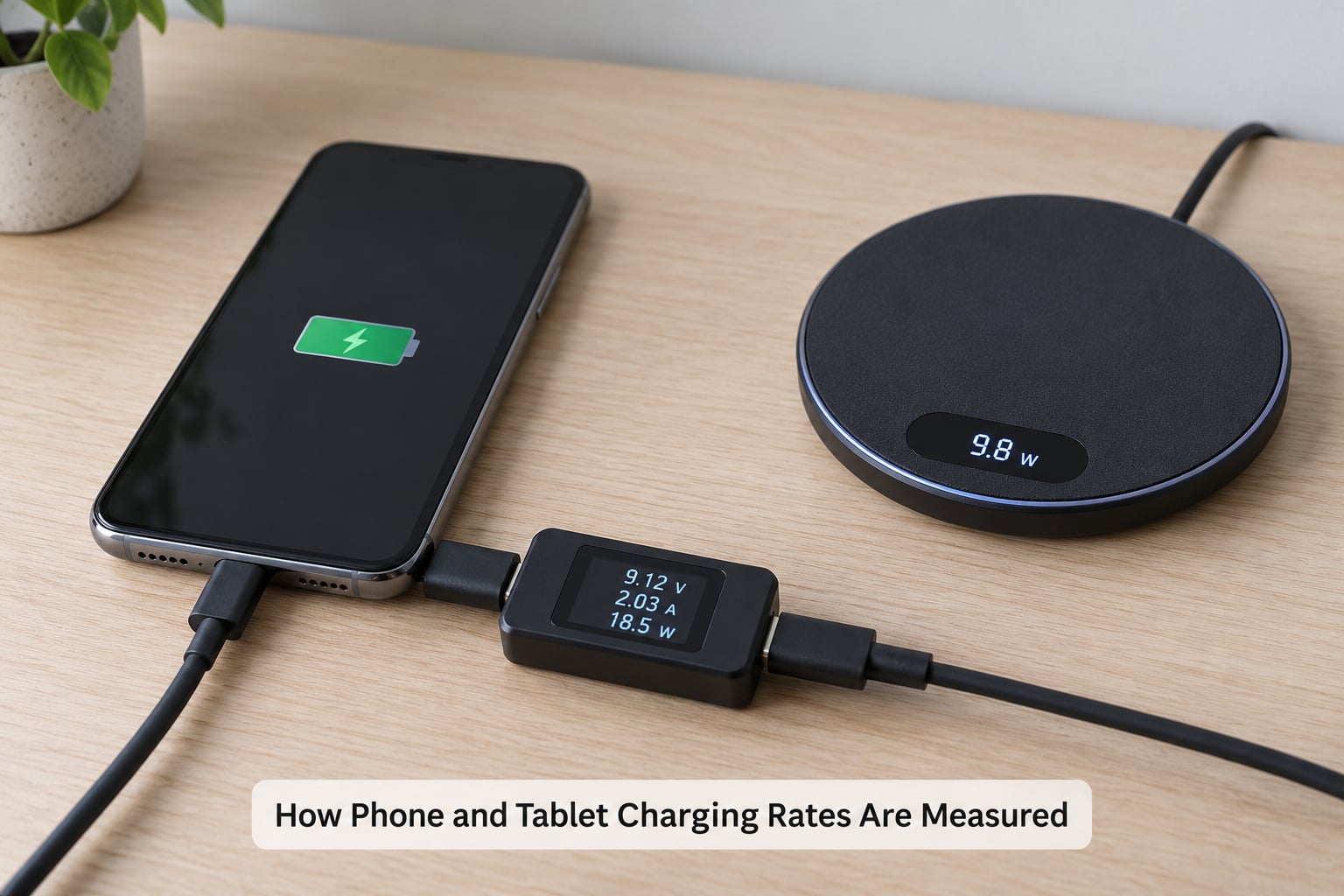 How Phone and Tablet Charging Rates Are Measured